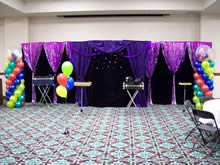 Magic Backdrop with Gumball Columns
